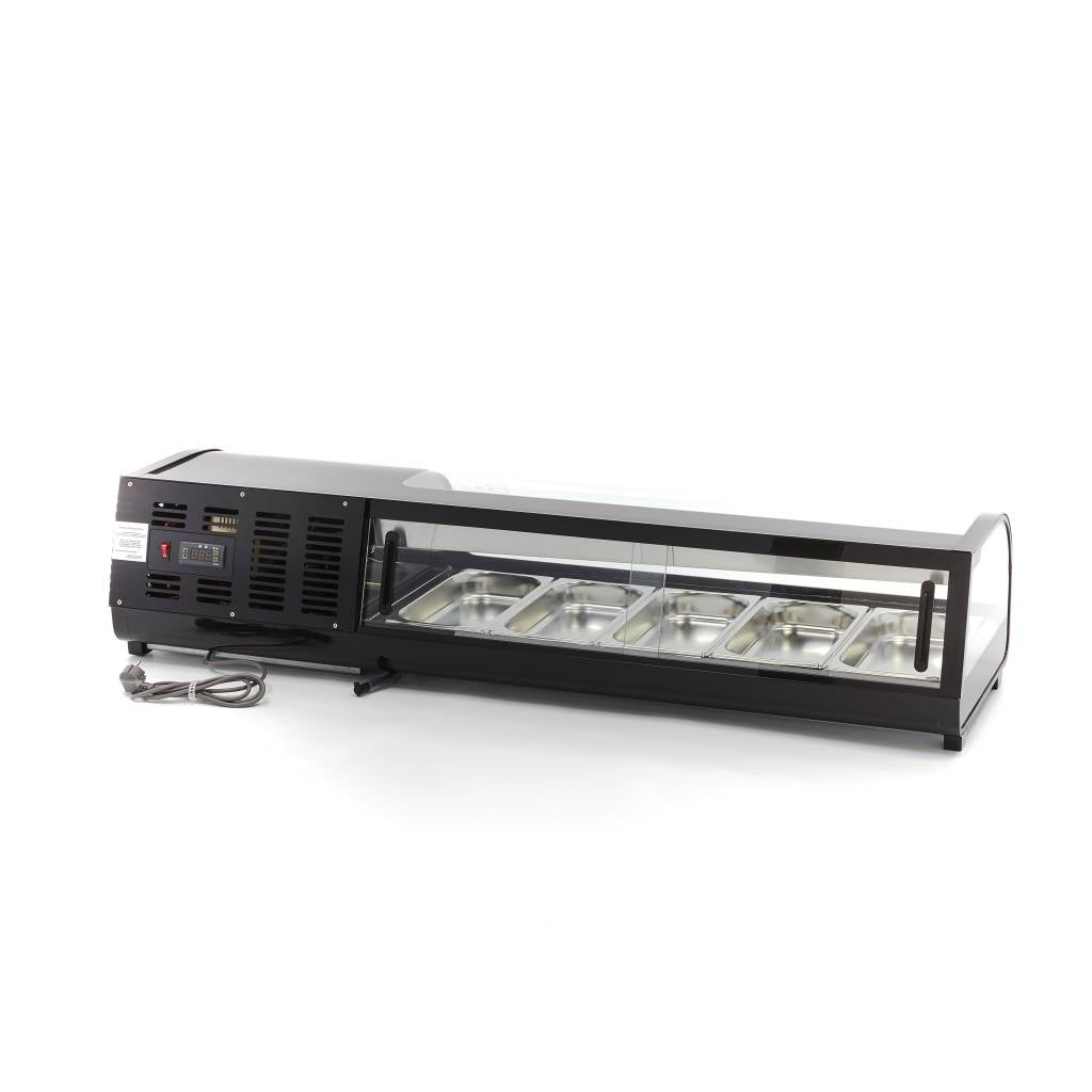 Sushi- en Tapasvitrine - 52 L - 5 x 1/3 GN - Tafelmodel