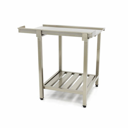 Spoeltafel - 70 x 75 cm - Afvoer Vaatwasser Links - incl. Onderschap