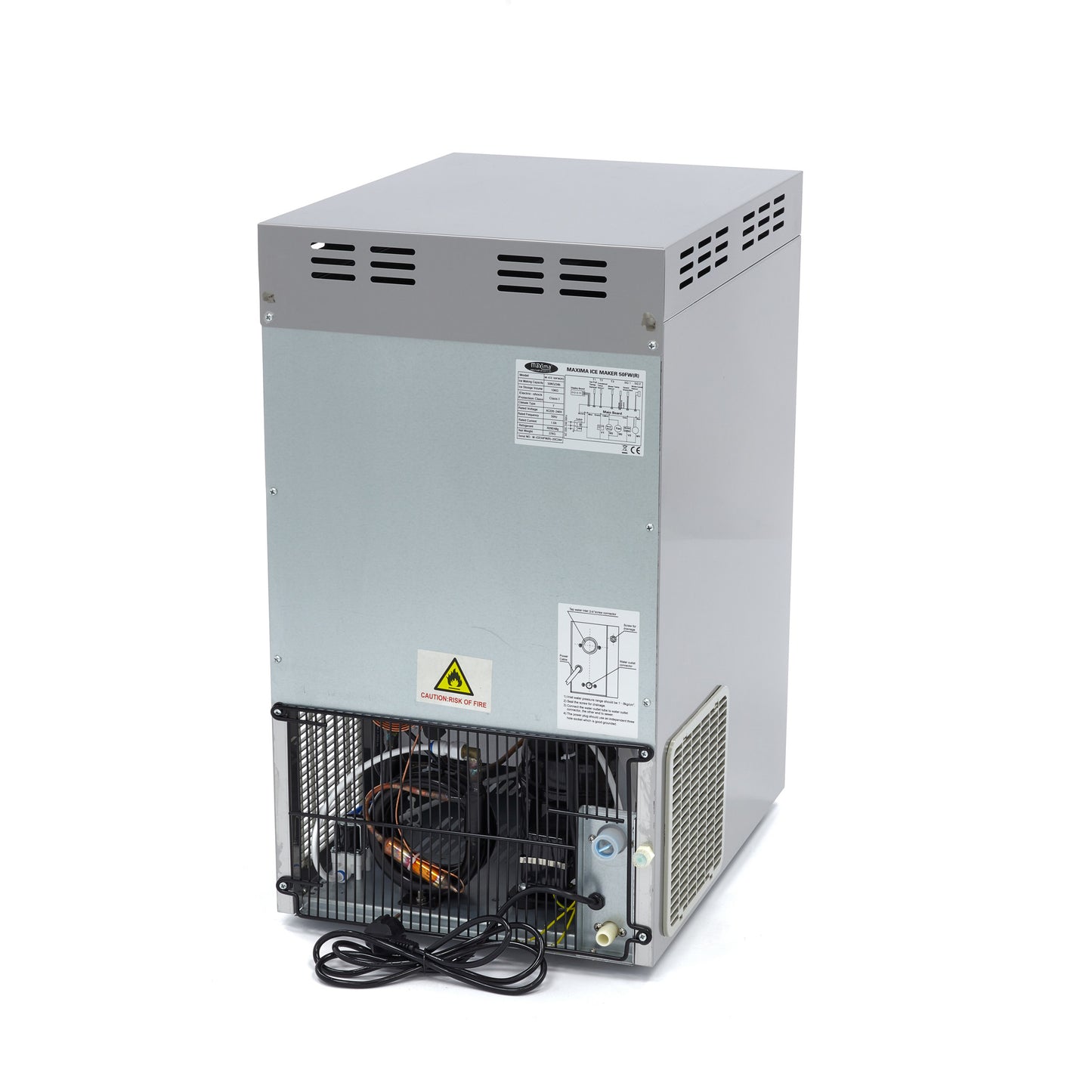 Schilferijsmachine - 50 Kg/24 u - Crushed ice - Watergekoeld