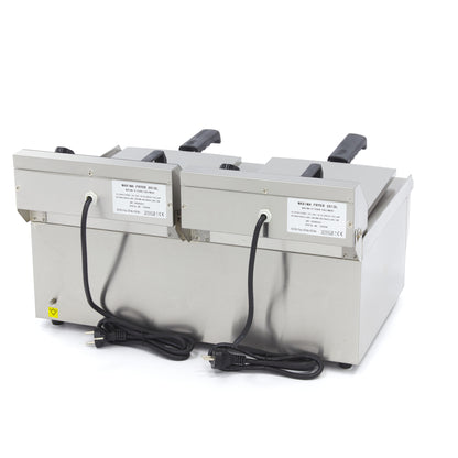 Frituurpan - 2x 13 L - 2 Manden - met Tapkraan