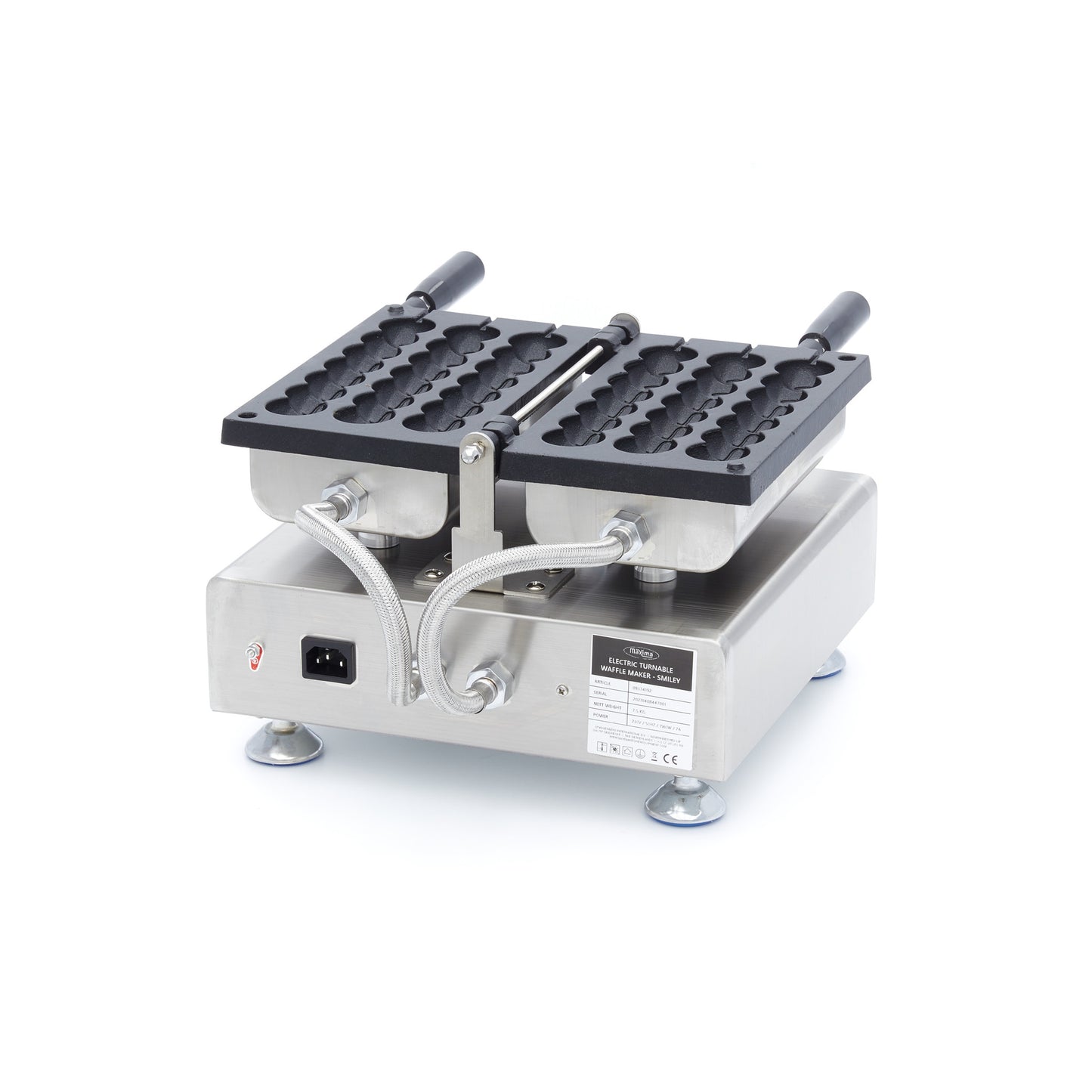 Wafelijzer - 3 Stuks - Lolly Emoji Wafel