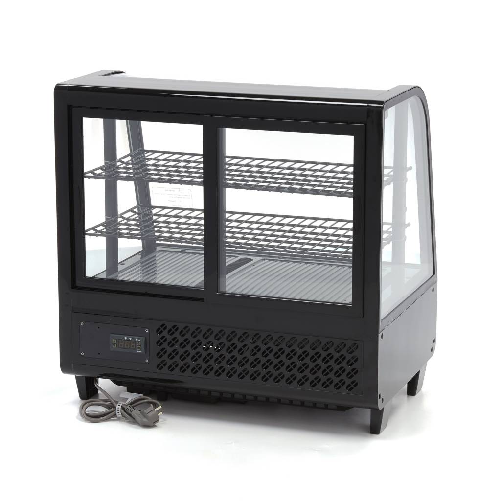 Gebaksvitrine - 100 L - 68 cm - Schuifdeur Achter
