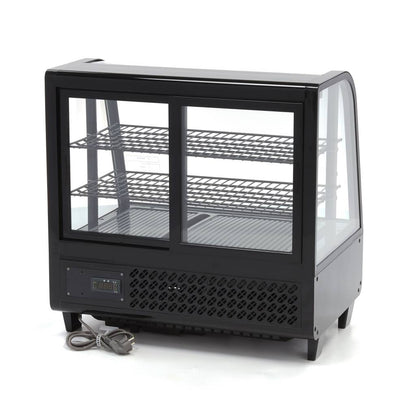 Gebaksvitrine - 100 L - 68 cm - Schuifdeur Achter