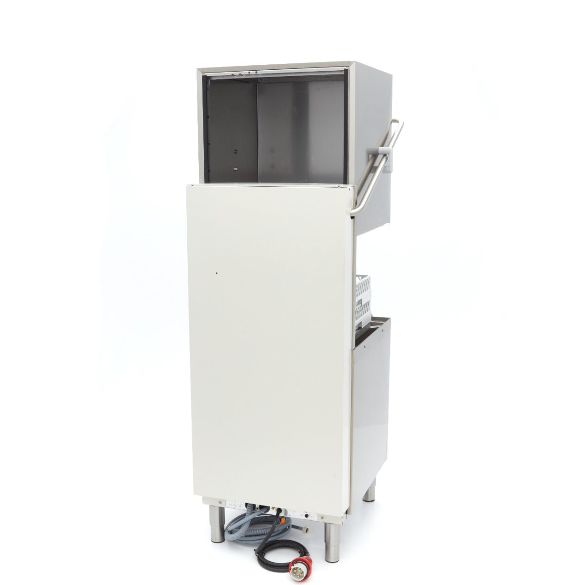 Doorschuifvaatwasser - 50 x 50 cm - met Afvoer-, Glansspoel- en Zeeppomp – 400V