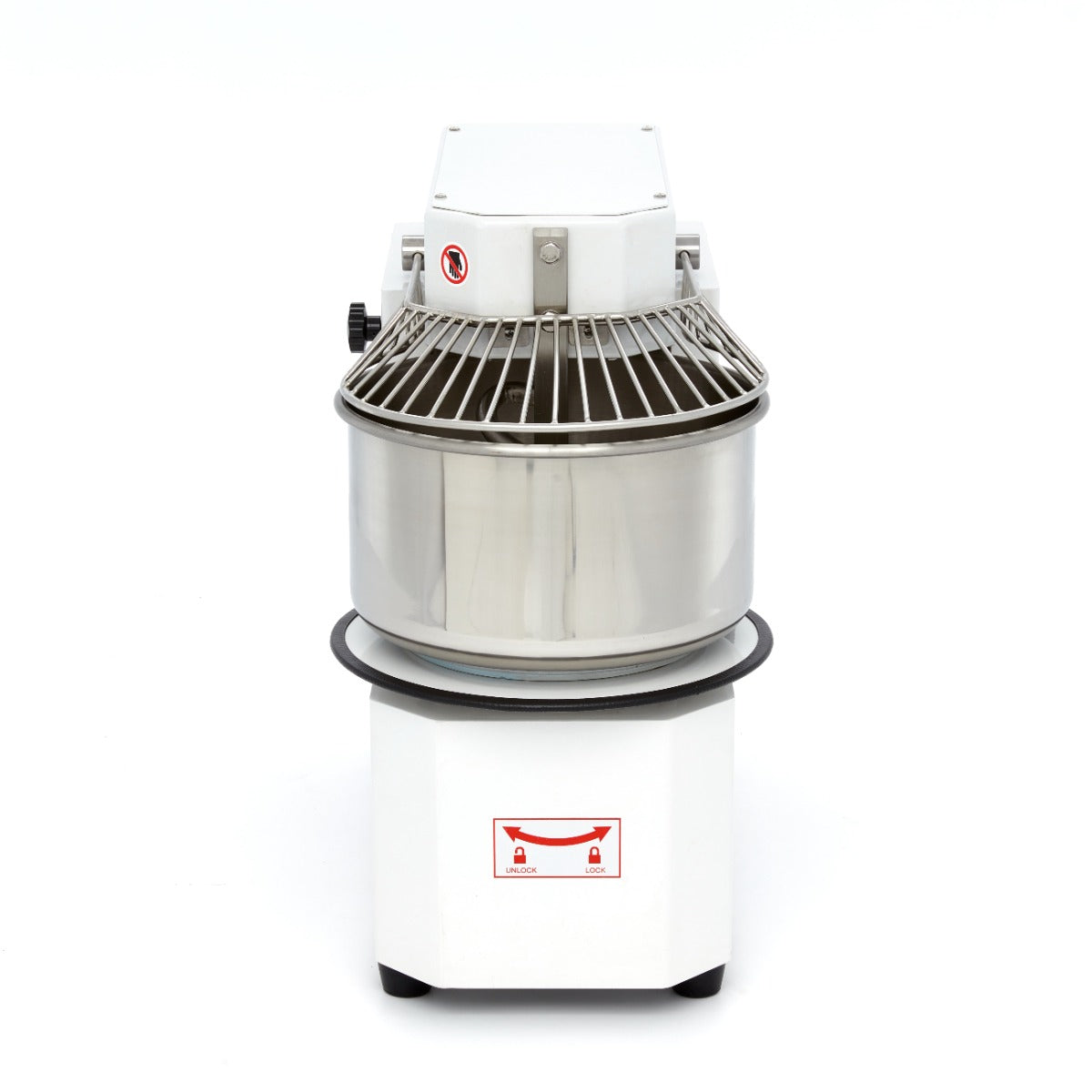 Spiraalkneder - 20 L - 12 Kg Deeg - 2 Snelheden - Uitneembare Kom