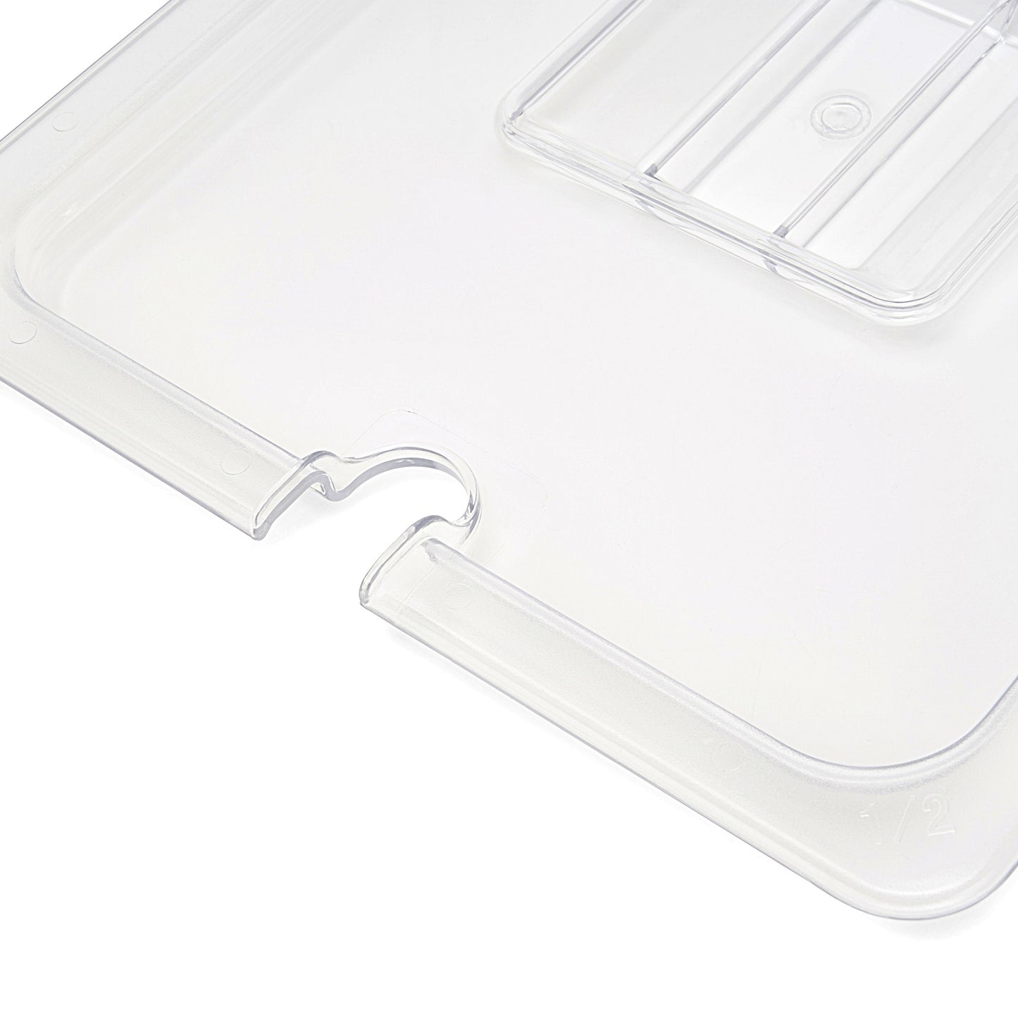 Gastronorm Deksel - 1/2 GN - Polycarbonaat - met Uitsparing