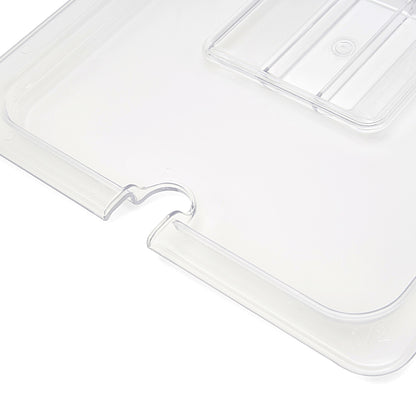 Gastronorm Deksel - 1/2 GN - Polycarbonaat - met Uitsparing