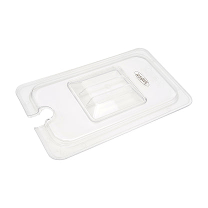 Gastronorm Deksel - 1/4 GN - Polycarbonaat - met Uitsparing