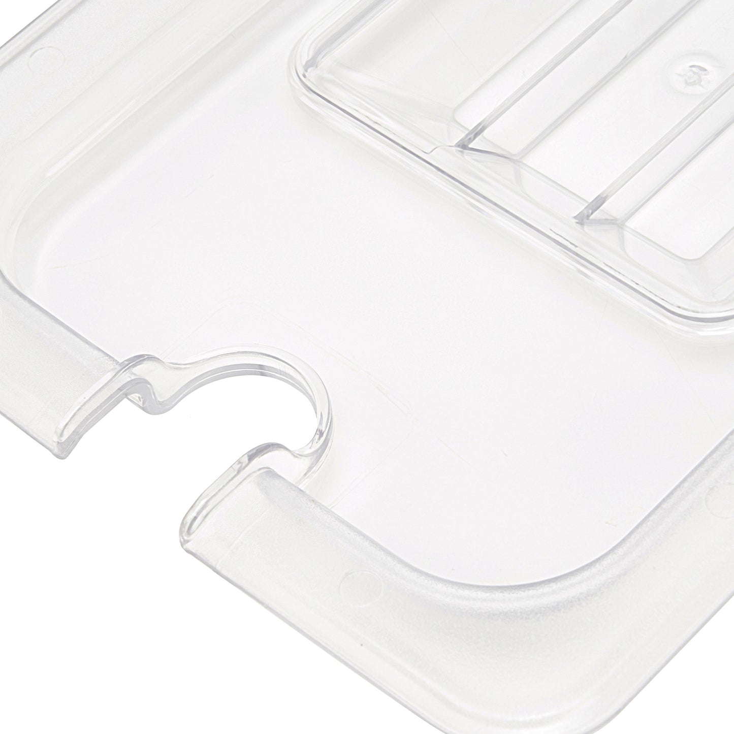 Gastronorm Deksel - 1/6 GN - Polycarbonaat - met Uitsparing