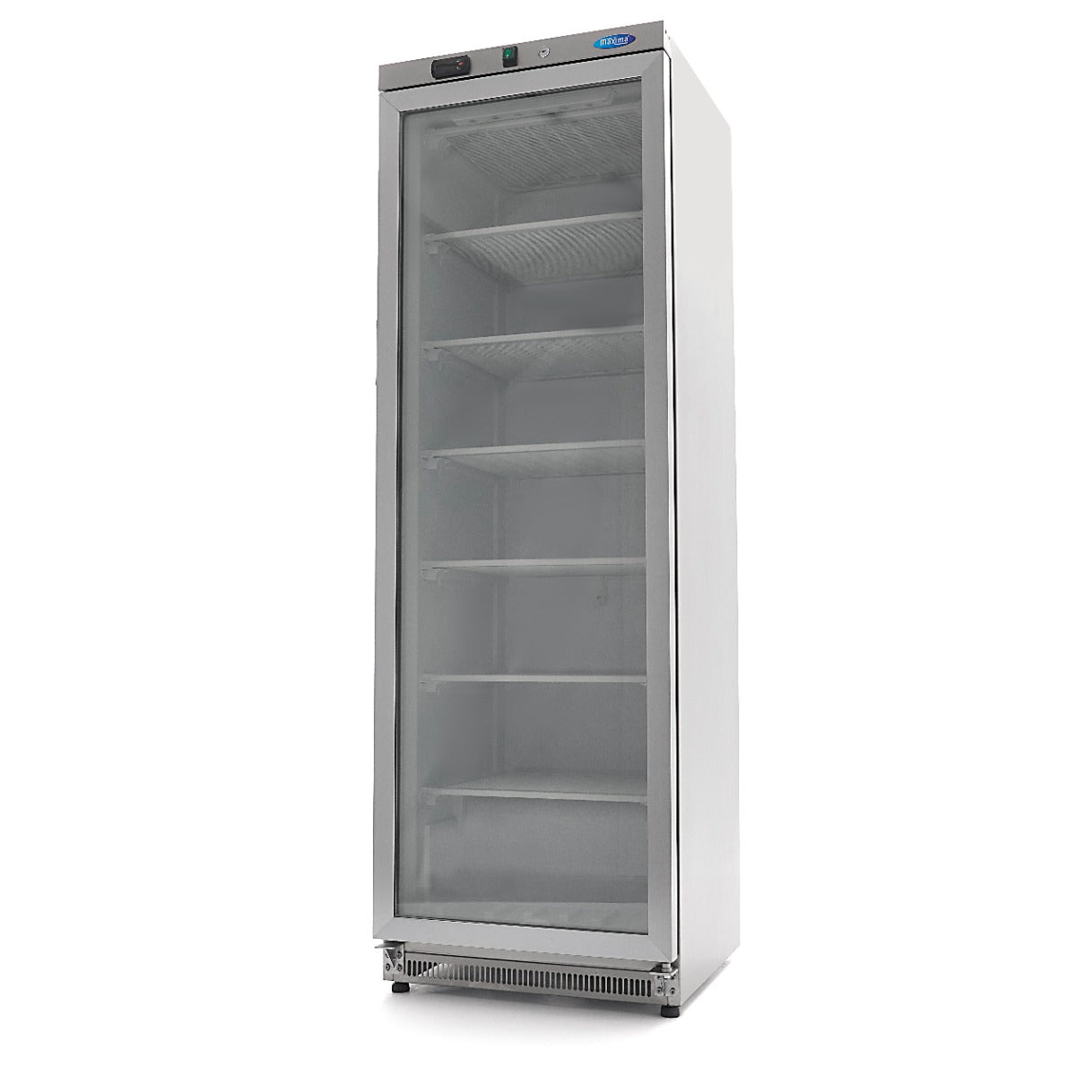 Vrieskast - 400 L - Rvs - met Glazen Deur