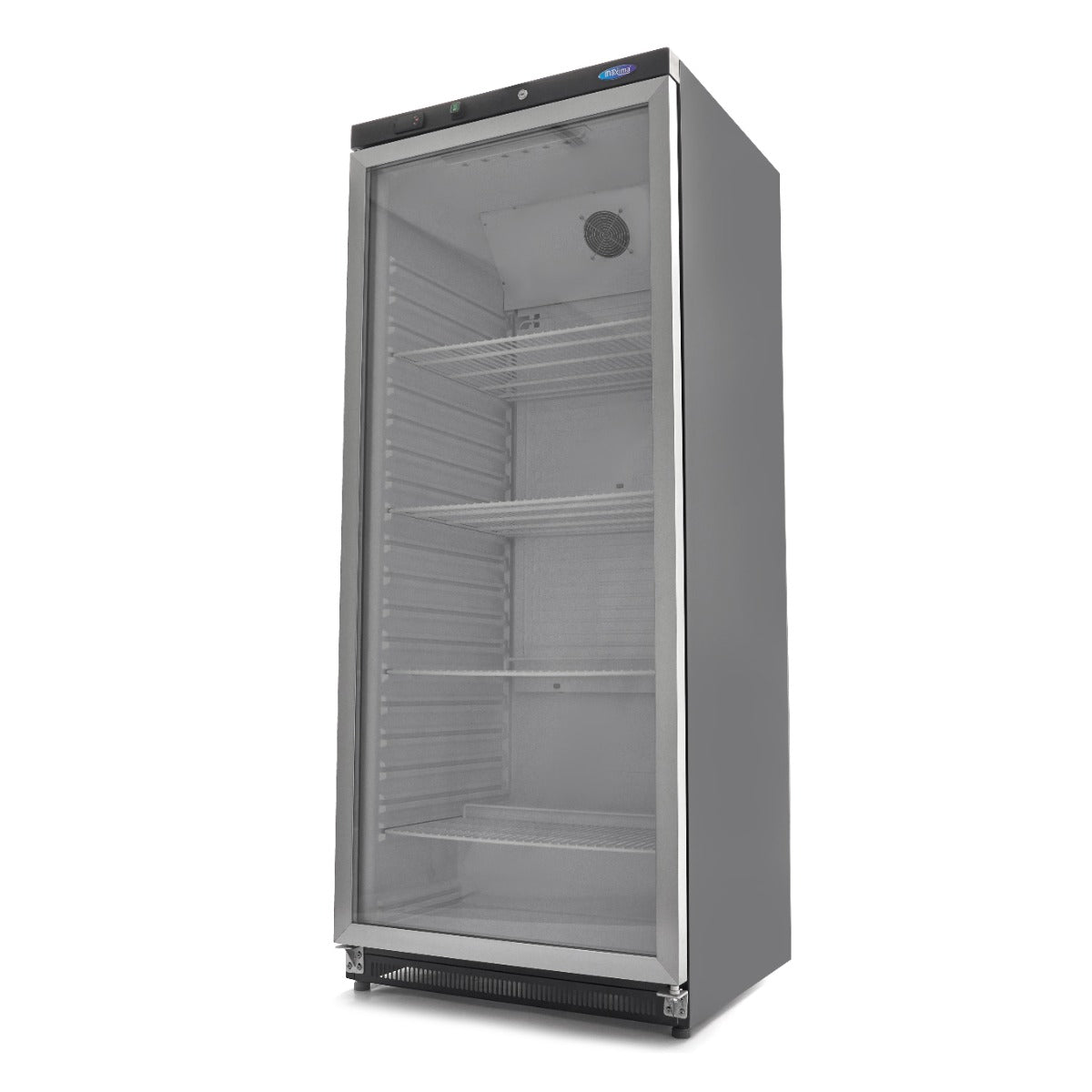 Koelkast - 600 L - Zwart - met Glazen Deur