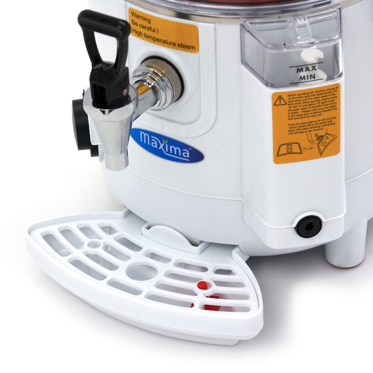 Warme Chocolademelk Dispenser – 5 L – Wit