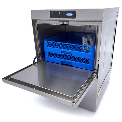 Horeca Vaatwasser - 50 x 50 cm - met Glansspoelpomp - Digitaal Display - 400V