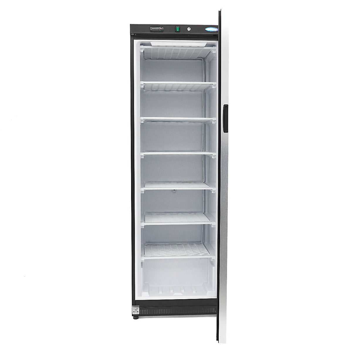Vrieskast - 400 L - Zwart - met Glazen Deur