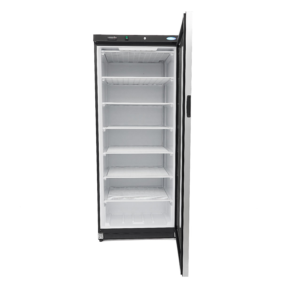 Vrieskast - 600 L - Zwart - met Glazen Deur