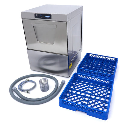 Horeca Vaatwasser - 50 x 50 cm - met Glansspoelpomp - Digitaal Display - 400V