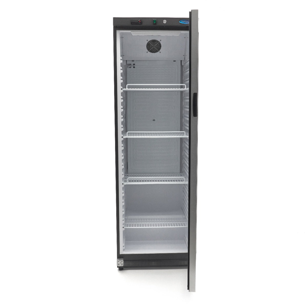 Koelkast - 400 L - Zwart - met Glazen Deur