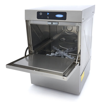 Glazenspoelmachine - 35 x 35 cm - met Glansspoelpomp - Digitaal Display - 230V