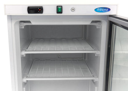 Vrieskast - 200 L - Wit - met Glazen Deur