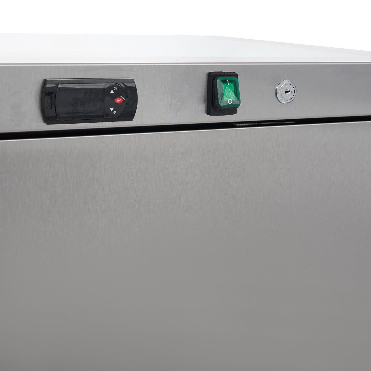 Koelkast - 400 L - 4 Verstelbare Roosters - Rvs