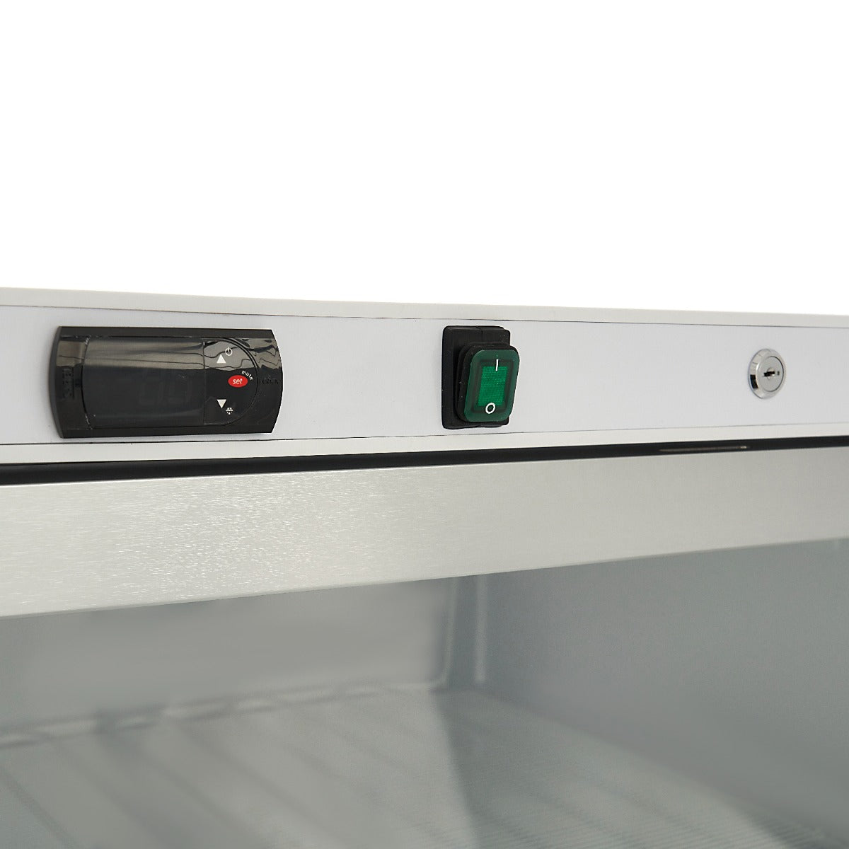 Vrieskast - 600 L - Wit - met Glazen Deur