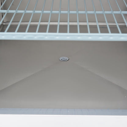 Koelkast - 600 L - 3 Verstelbare Roosters (2/1 GN) - Rvs - met Glazen Deur