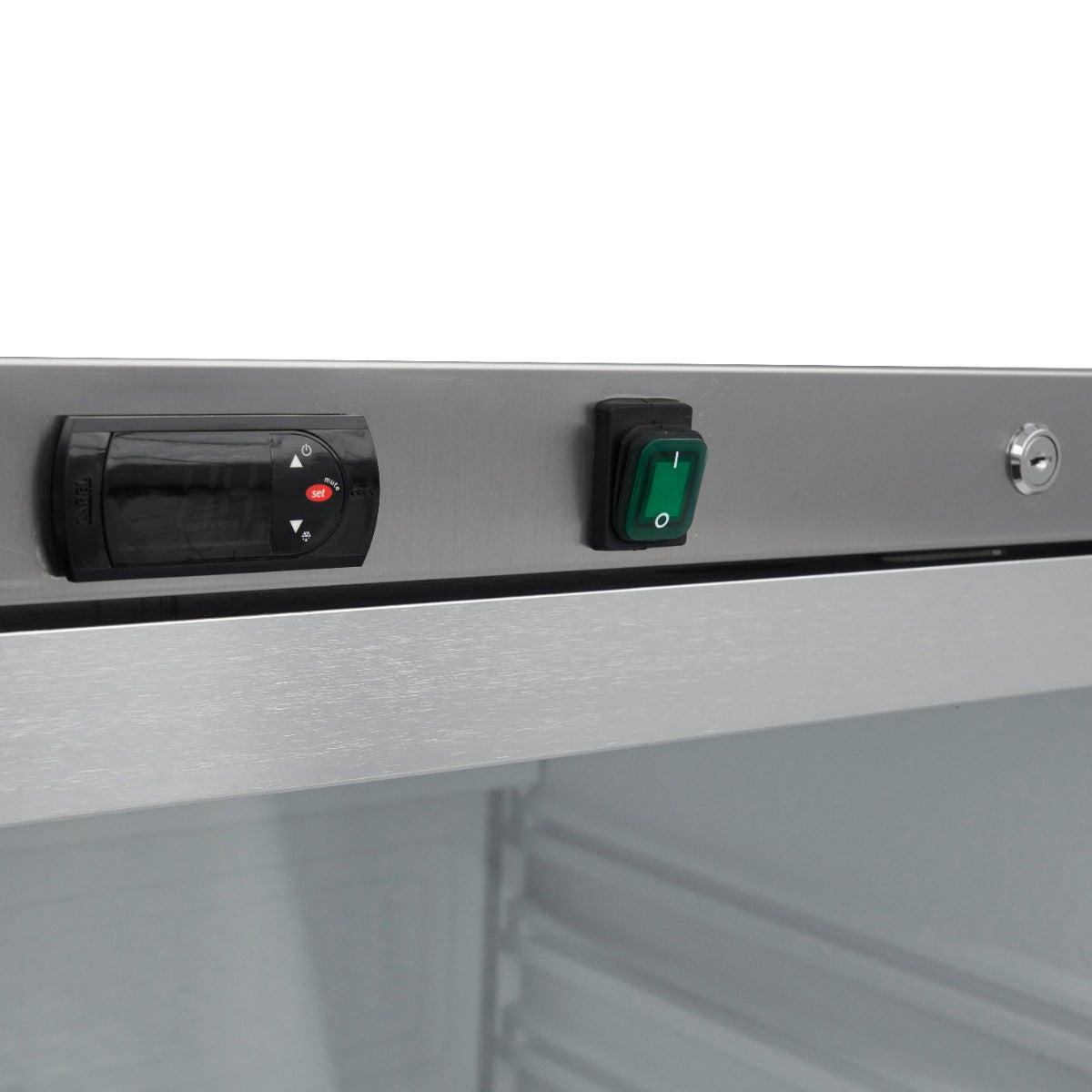 Koelkast - 600 L - Rvs - met Glazen Deur