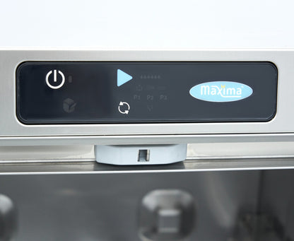 Horeca Vaatwasser - 50 x 50 cm - met Afvoer-, Glansspoel- en Zeeppomp - Digitaal Display - 230V