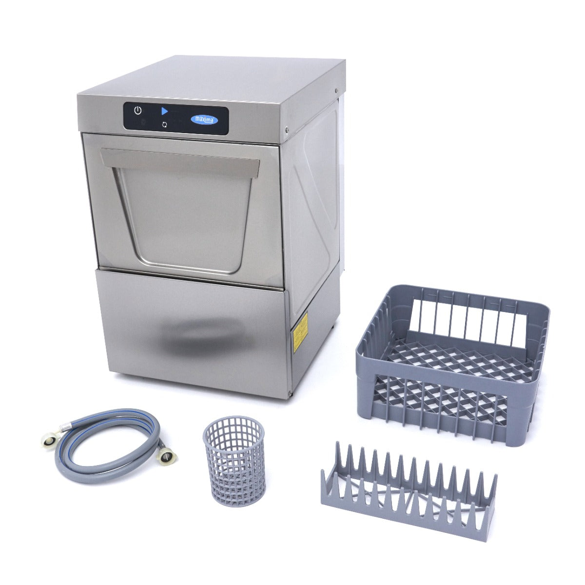 Glazenspoelmachine - 35 x 35 cm - met Glansspoelpomp - Digitaal Display - 230V