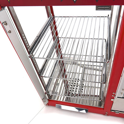 Popcorn Machine – 150 gr – met Warmhoudvitrine