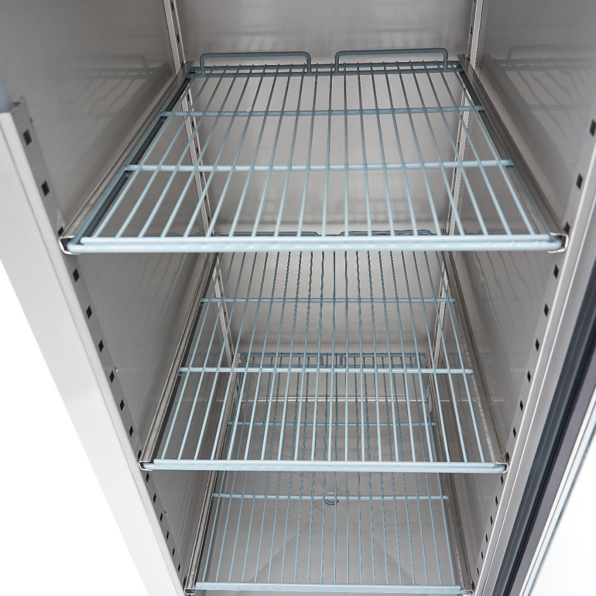 Koelkast - 600 L - 3 Verstelbare Roosters (2/1 GN) - Rvs - met Glazen Deur