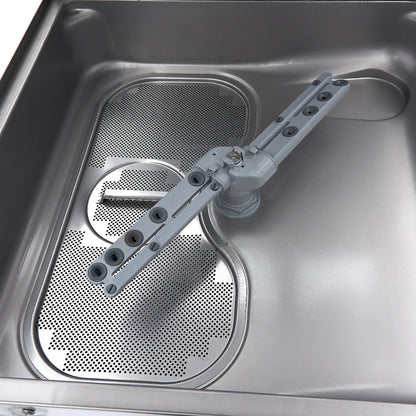 Doorschuifvaatwasser - 50 x 50 cm - met Afvoer-, Glansspoel- en Zeeppomp – 400V