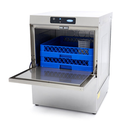 Horeca Vaatwasser - 50 x 50 cm - met Glansspoelpomp - Digitaal Display - 230V