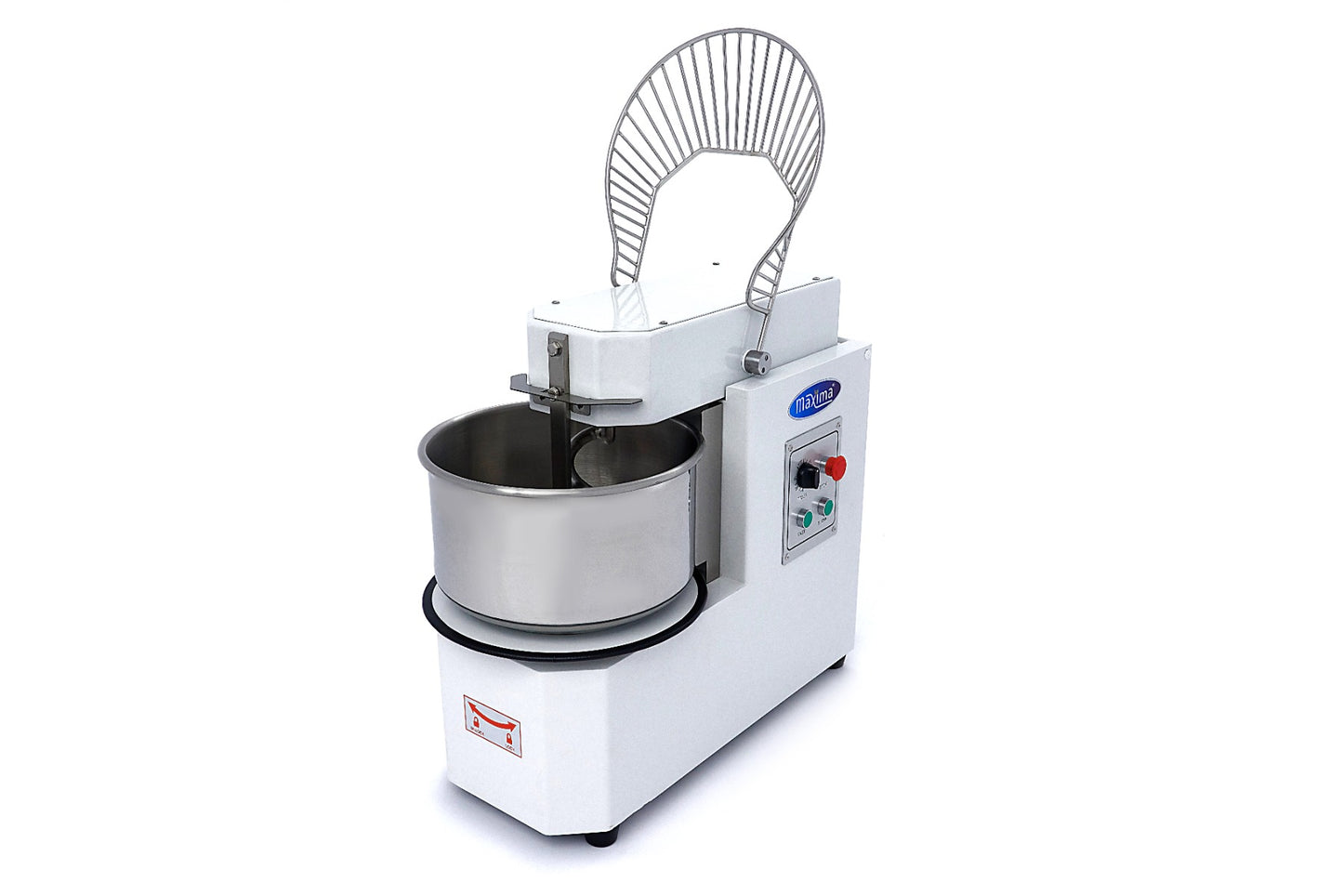 Spiraalkneder - 20 L - 12 Kg Deeg - 2 Snelheden - Uitneembare Kom