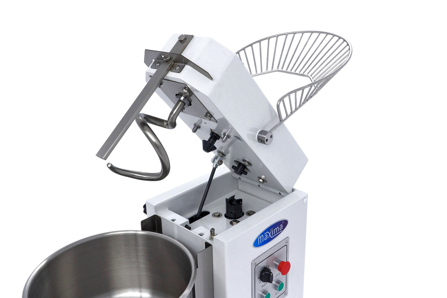 Spiraalkneder - 20 L - 12 Kg Deeg - 2 Snelheden - Uitneembare Kom
