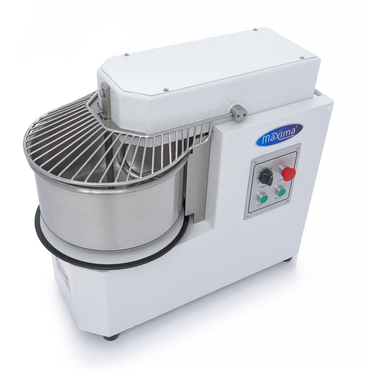 Spiraalkneder - 20 L - 12 Kg Deeg - 2 Snelheden - Uitneembare Kom