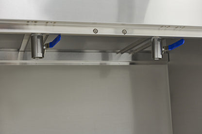 Frituurpan - 2x 16 L - 2 Manden - met Tapkraan en Opbergruimte - 400V