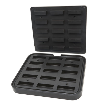 Tartelette Vorm - Rechthoek - 90x30/85x26 mm - 15 stuks