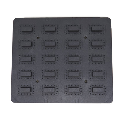 Tartelette Vorm - Rechthoek - 64x41/45x22 mm - 20 stuks