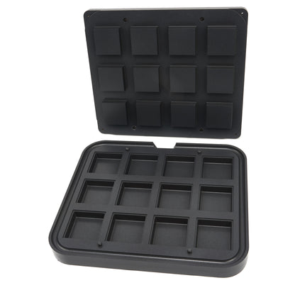 Tartelette Vorm - Vierkant - 72/62 mm - 12 stuks
