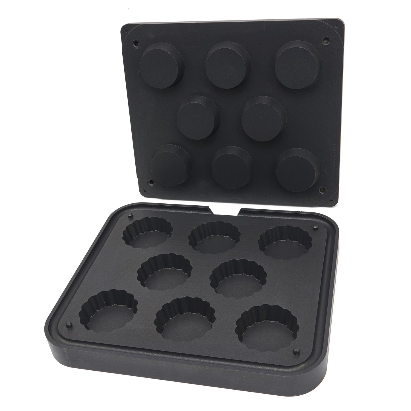 Tartelette Vorm - Gegolfd - 84/71 mm - 8 stuks