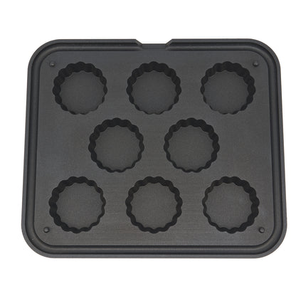 Tartelette Vorm - Gegolfd - 84/71 mm - 8 stuks