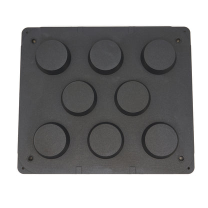 Tartelette Vorm - Gegolfd - 84/71 mm - 8 stuks