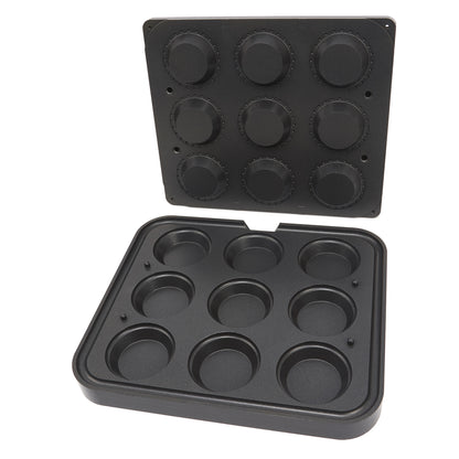 Tartelette Vorm - Rond - 89/65 mm - 9 stuks