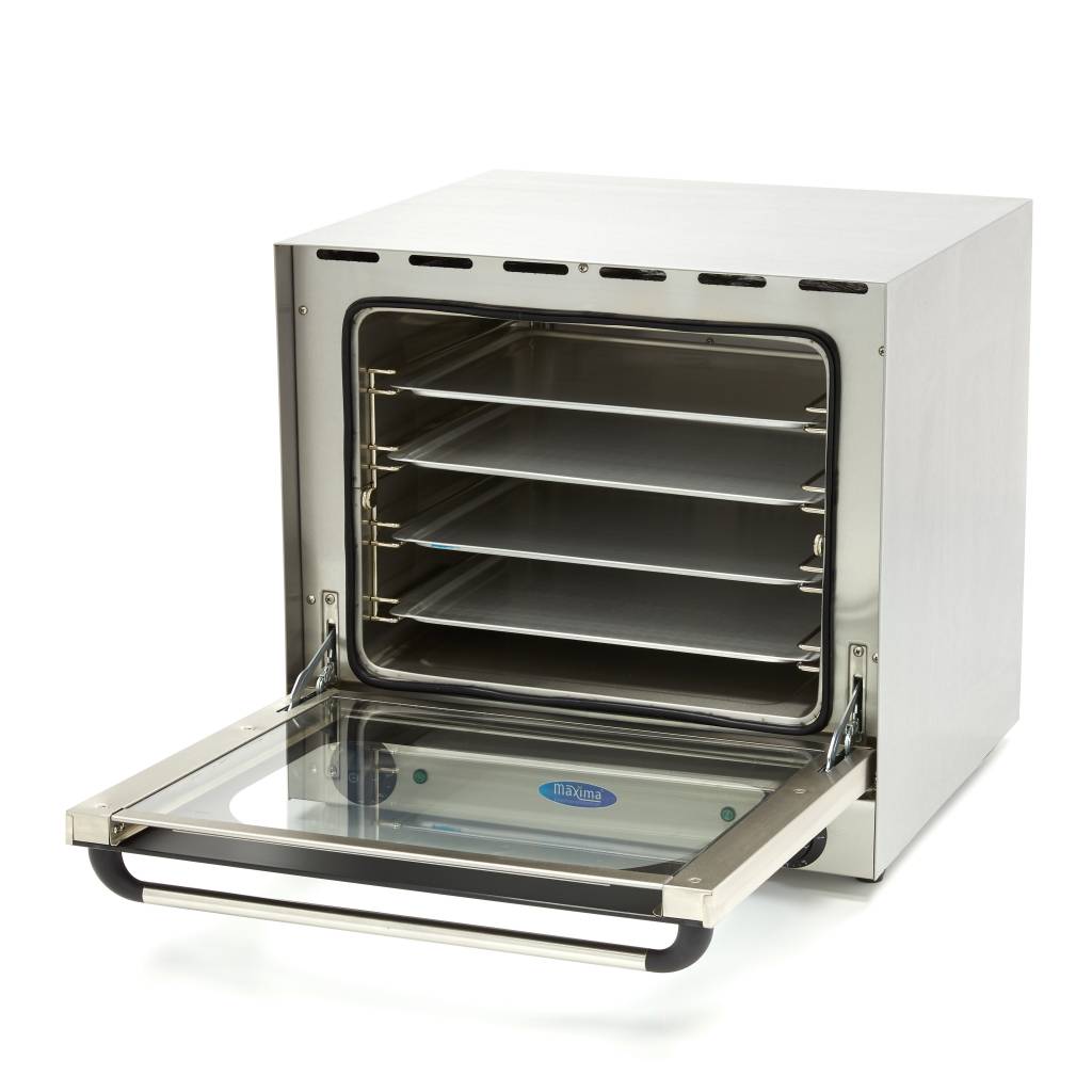 Heteluchtoven - 4 Bakplaten - Ingebouwde Timer - tot 300°C