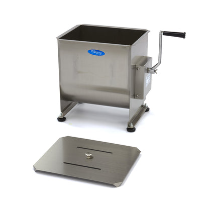 Vleesmenger - 30 L - 25 Kg Vlees - Enkele As - Handmatig