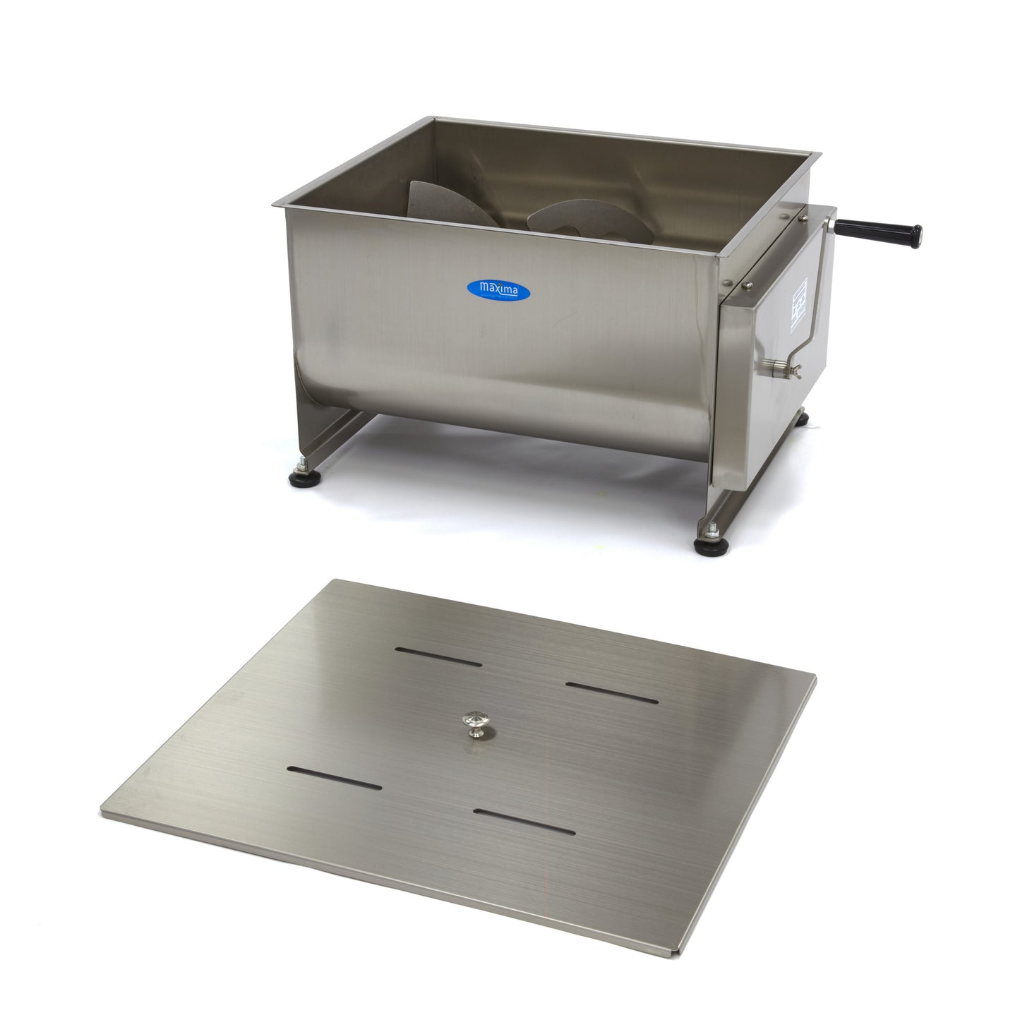 Vleesmenger - 60 L - 55 Kg Vlees - Dubbele As - Handmatig