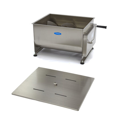 Vleesmenger - 60 L - 55 Kg Vlees - Dubbele As - Handmatig