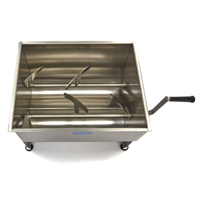 Vleesmenger - 50 L - 43 Kg Vlees - Dubbele As - Handmatig