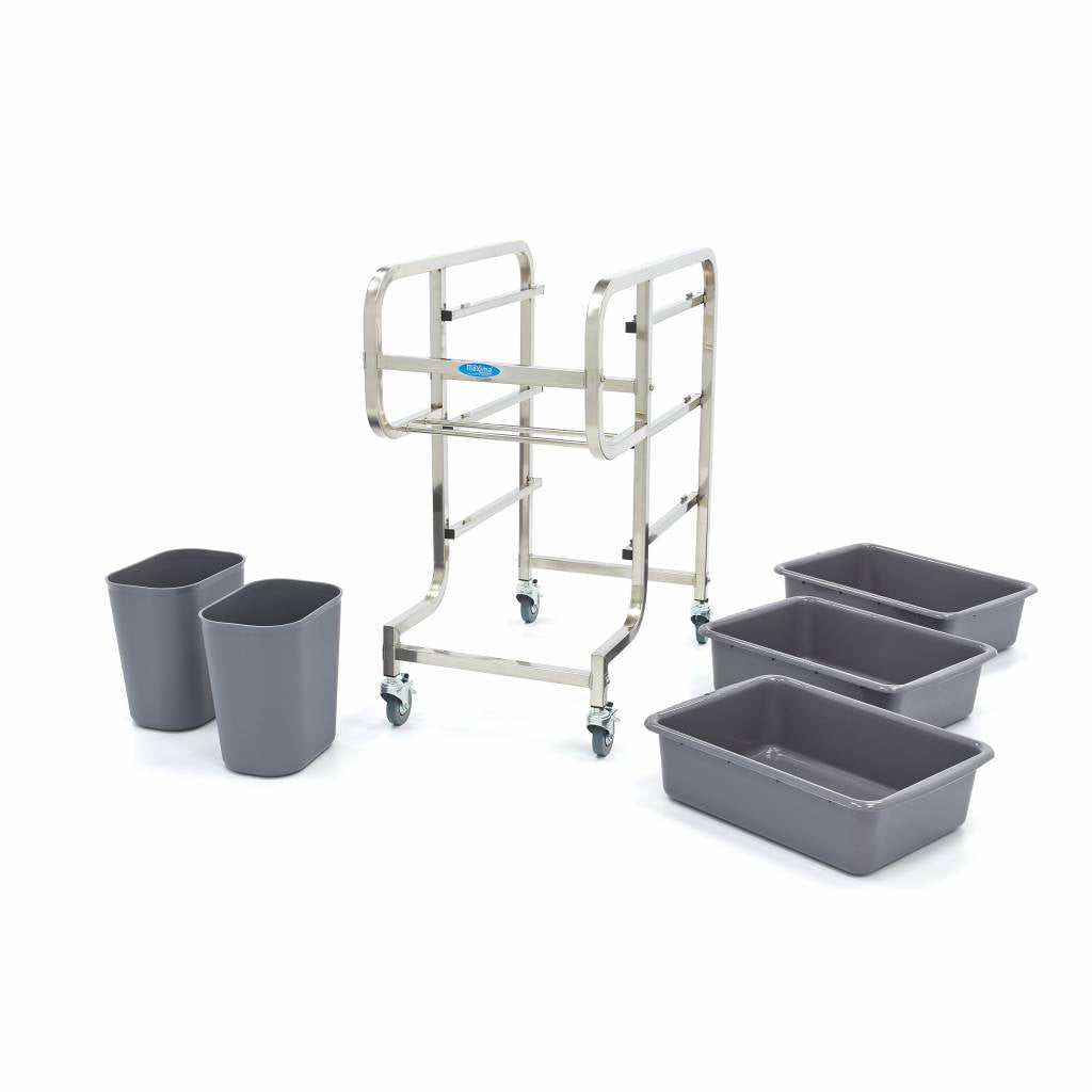 Afruimwagen - incl. 5 Bakken